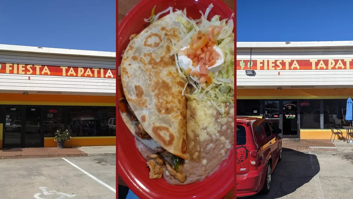 A spread of tacos and sides